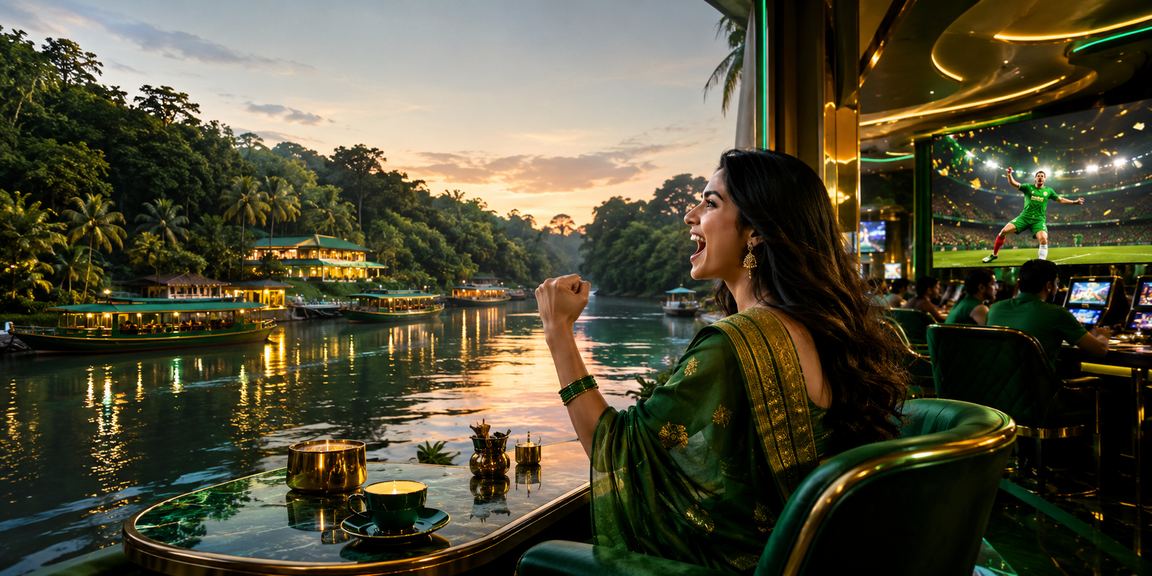 গাজীপুরের সমুদ্র সৈকতে বিনোদন ও ক্যাসিনো উপভোগের দৃশ্য